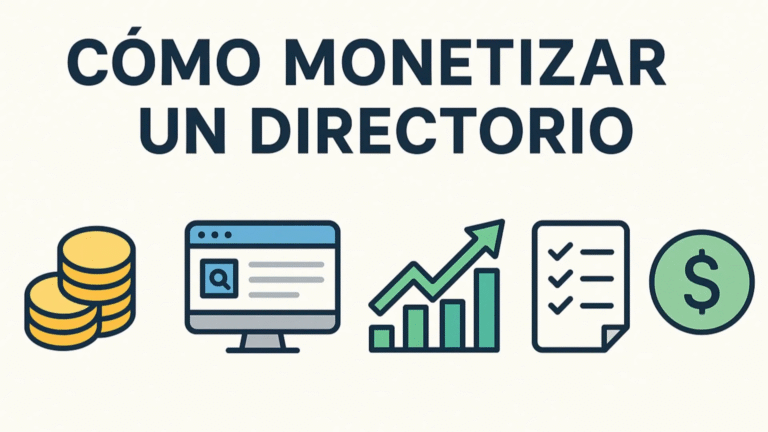 Cómo Monetizar un Directorio Web: 5 MÉTODOS Que Funcionan 13 Cómo Monetizar un Directorio Web: 5 MÉTODOS Que Funcionan