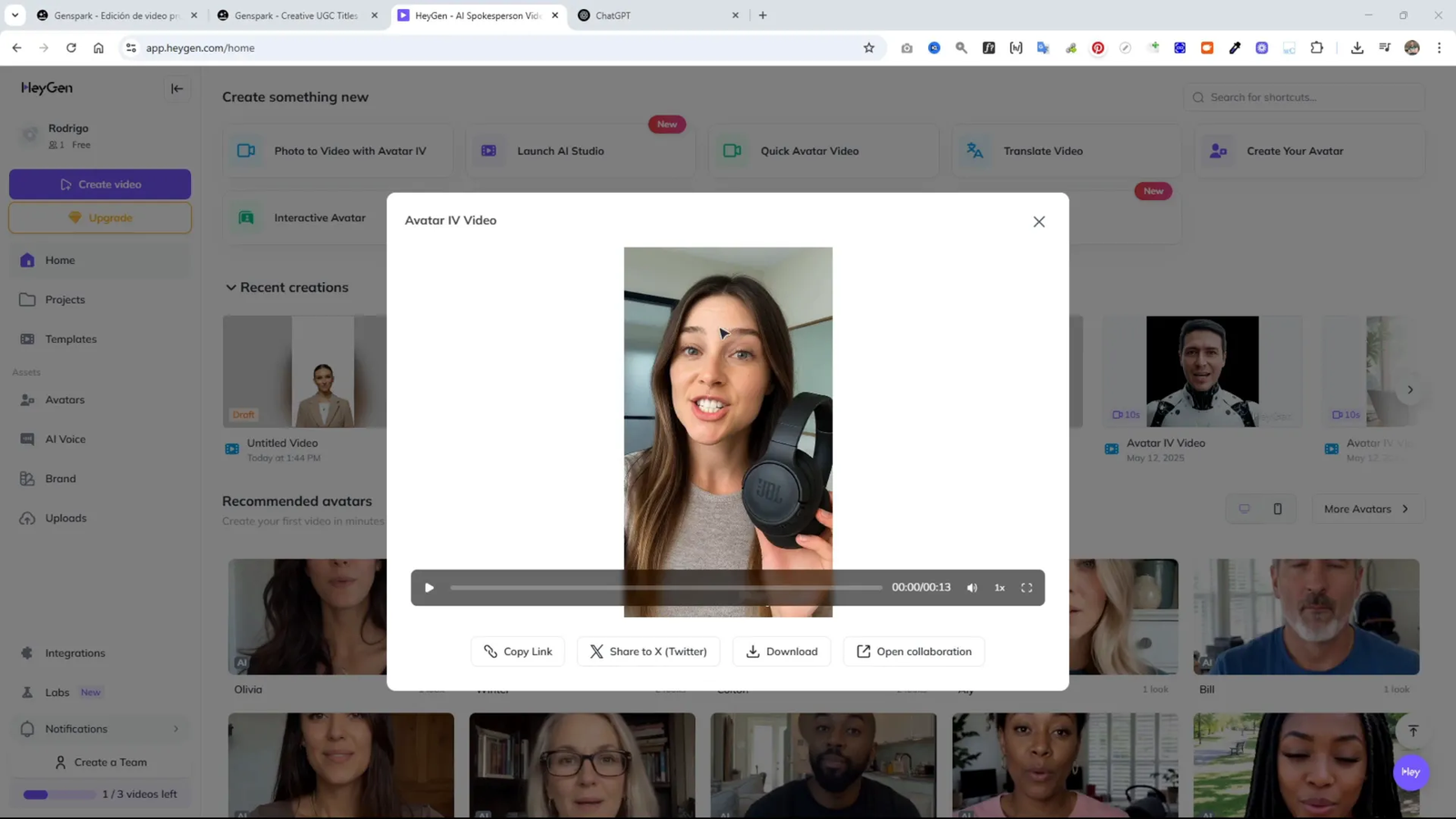 Cómo Crear Videos UGC GRATIS con HeyGen IA (Tutorial Completo)