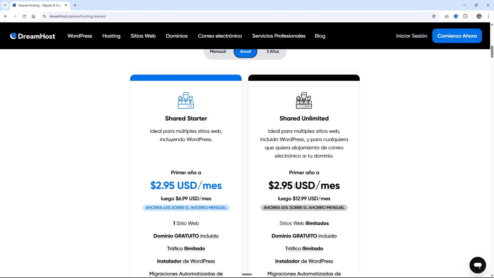 DreamHost: El ÚNICO Hosting que Te Hace la Web GRATIS 🤯