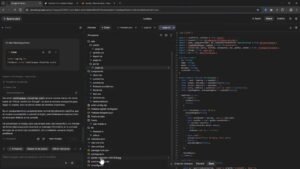 Google AI Studio mostrando el explorador de archivos con una imagen listada en el proyecto