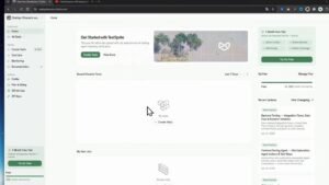 Dashboard de TestSprite mostrando 'No tests' y sección para crear tests