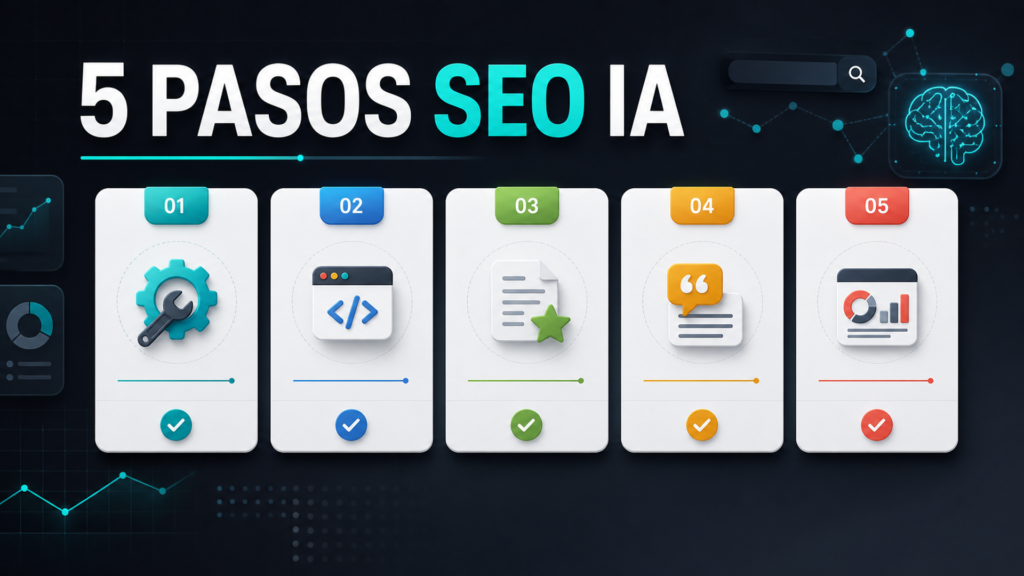 Rank Math AI Visibility: cómo saber si tu web aparece en respuestas de IA 14 Checklist SEO para IA