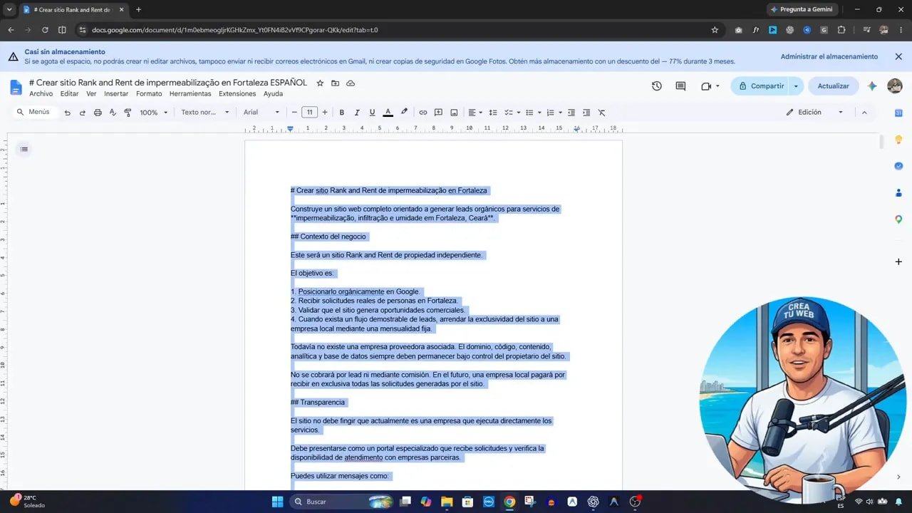 Cómo creo una web Rank and Rent con Codex para generar clientes locales